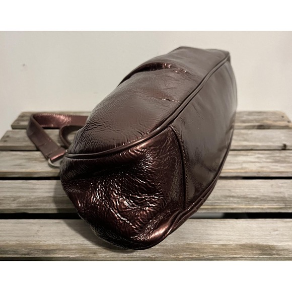 Hobo International Shoulder Bag Womens One Size Metallic Plum Chain Frame - Picture 10 of 16